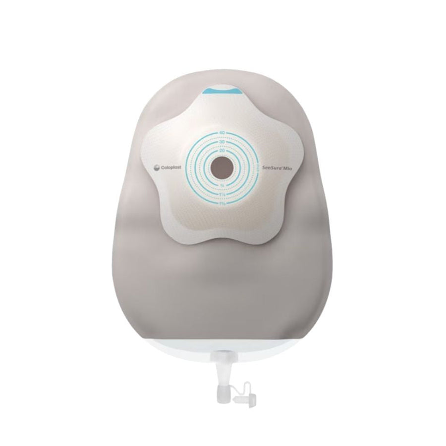 Coloplast SenSura Mio One Piece Urostomy Pouch, Opaque or Transparent, Maxi, Concave Barrier, Cut to Fit (10/Box)