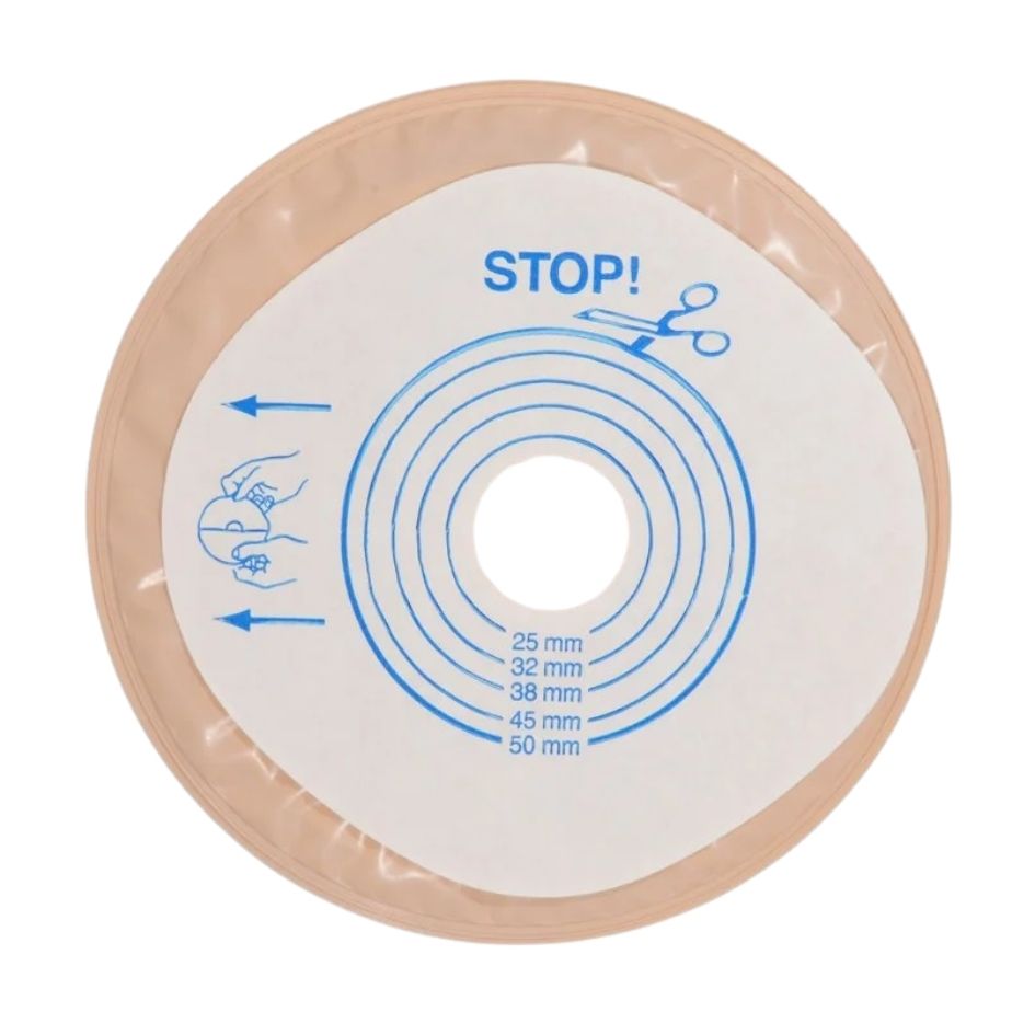 Convatec ActiveLife One Piece Stoma Cap, Opaque, with Filter, Stomahesive, Cut to Fit (30/box)