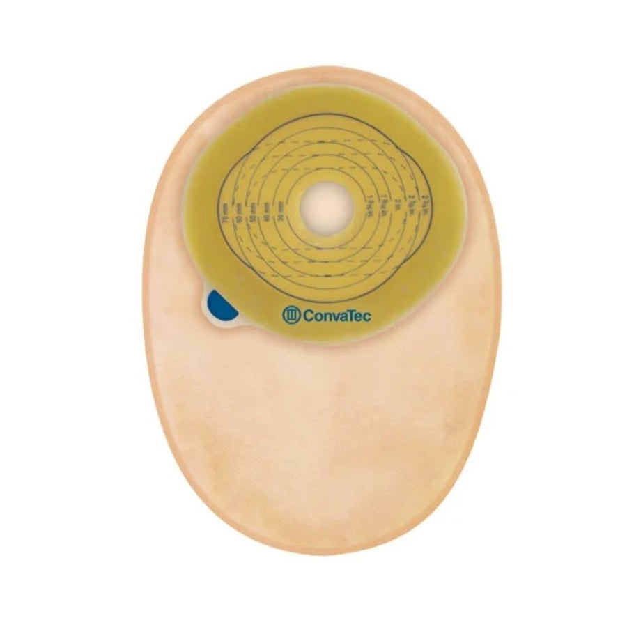 Convatec Esteem Plus One Piece Closed Pouch, Mini, Opaque with Window, with Filter, Modified Stomahesive Skin Barrier, Cut to Fit or Presized (30/box)