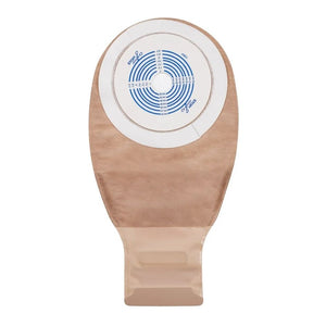 Convatec Esteem Plus One Piece Drainable Pouch, Transparent or Opaque, InvisiClose Tail closure, with Filter, Durahesive Plus Skin Barrier, with Tape Collar, Cut to Fit (10/Box)