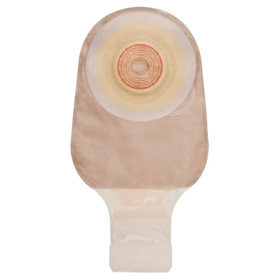 Convatec Esteem Plus One Piece Soft Convex, Drainable Pouch, Opaque, Safe Seal Clipless Closure, with Filter, Hydrocolloid Skin Barrier, Cut to Fit (10/box)
