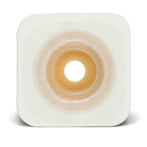Convatec Esteem Synergy Two Piece Flat Stomahesive Skin Barrier, Hydrocolloid Tape Collar, White, Moldable (10/box)