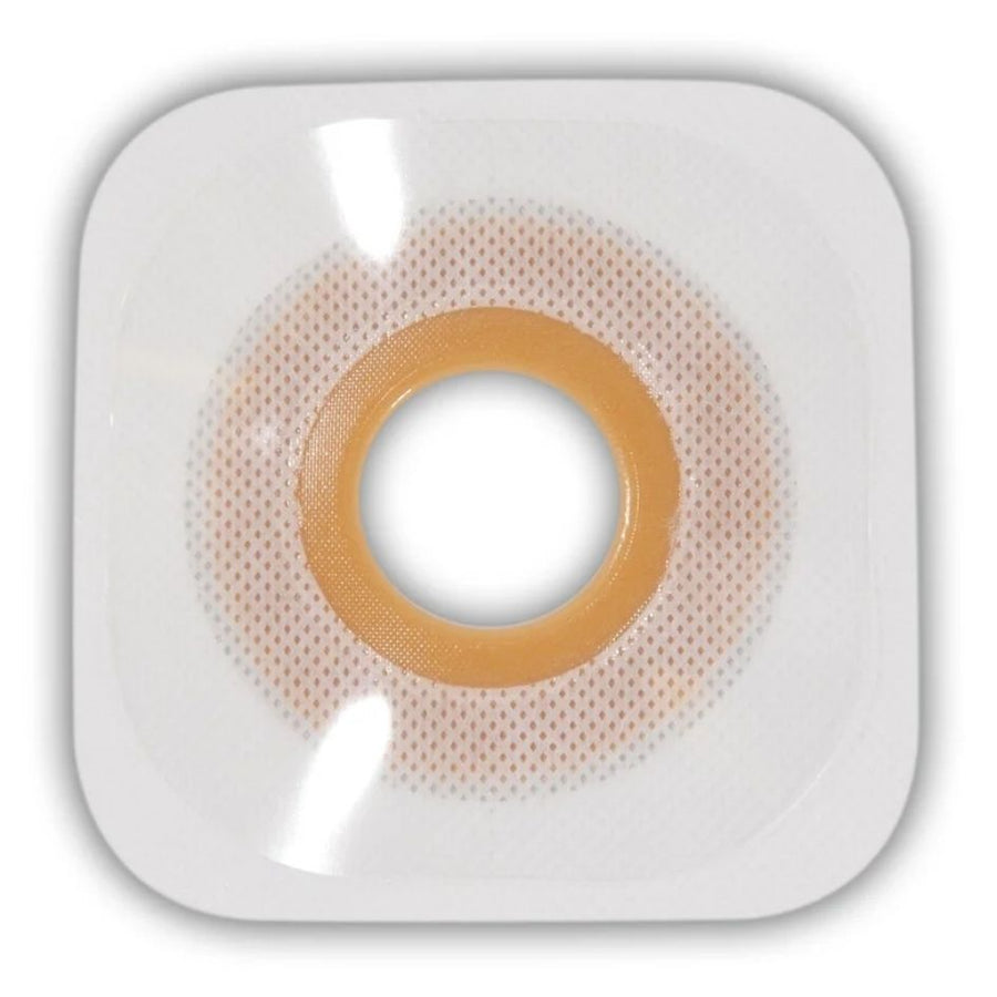 Convatec Esteem Synergy Two Piece Flat Stomahesive Skin Barrier, with or without Acrylic Tape Collar, White, Presized or Cut to Fit (10/box)