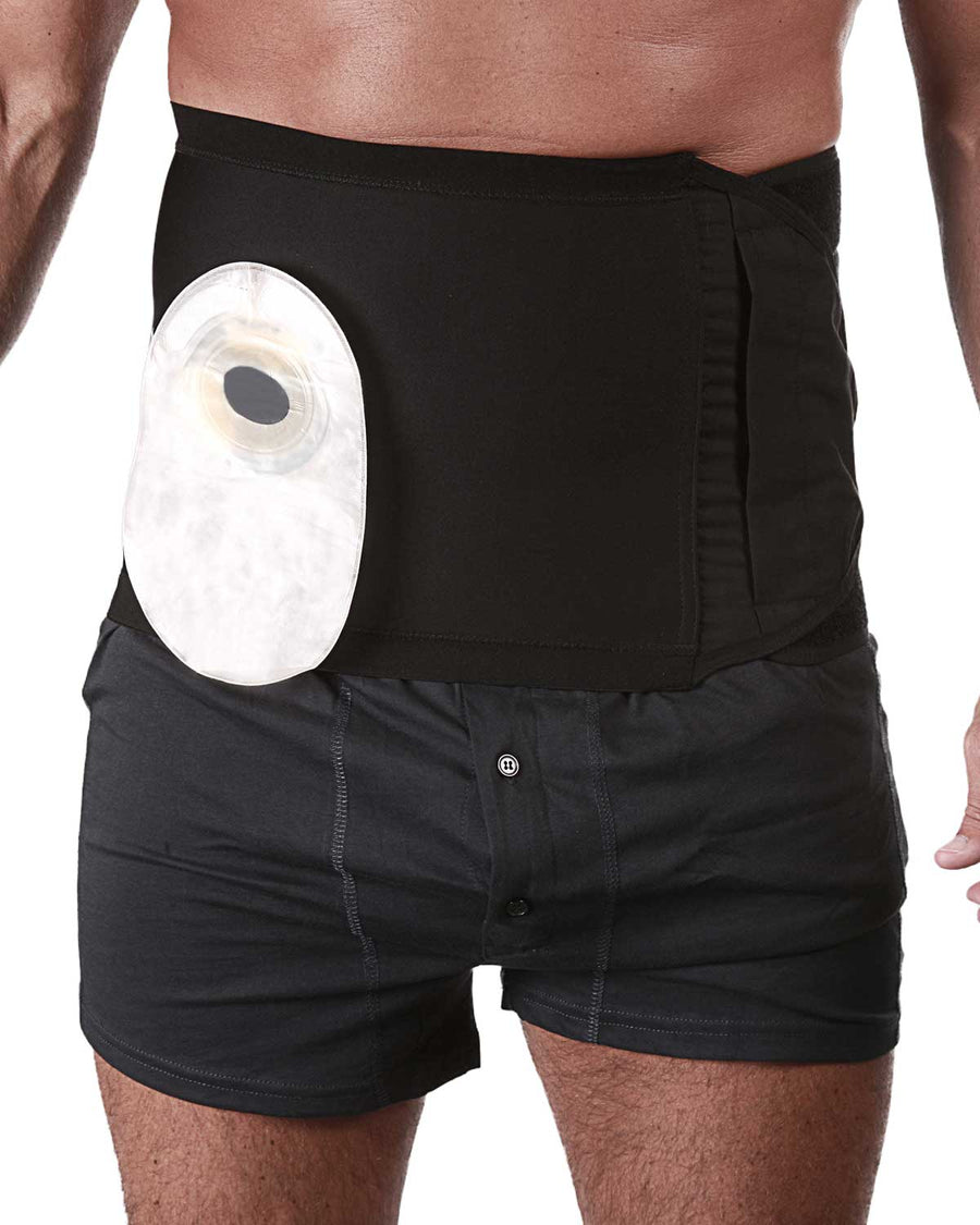 CUI fulcionel AR adjustable hole hernia support belt black grey