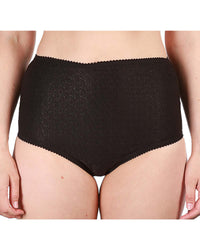CUI womens high waist cotton brief black