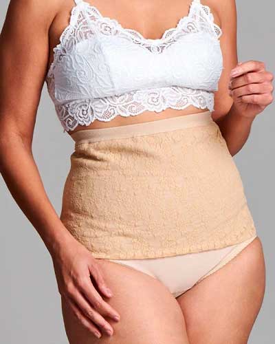 CUI Womens Ostomy Brief Hernia Girdle with Lace