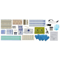 Content inside the BCCSA first aid kit level 2 by Dentec.