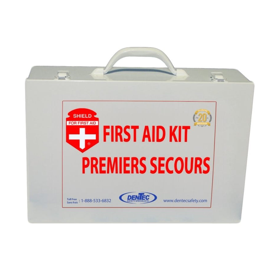 BCCSA First aid kit level 3 by Dentec in metal case