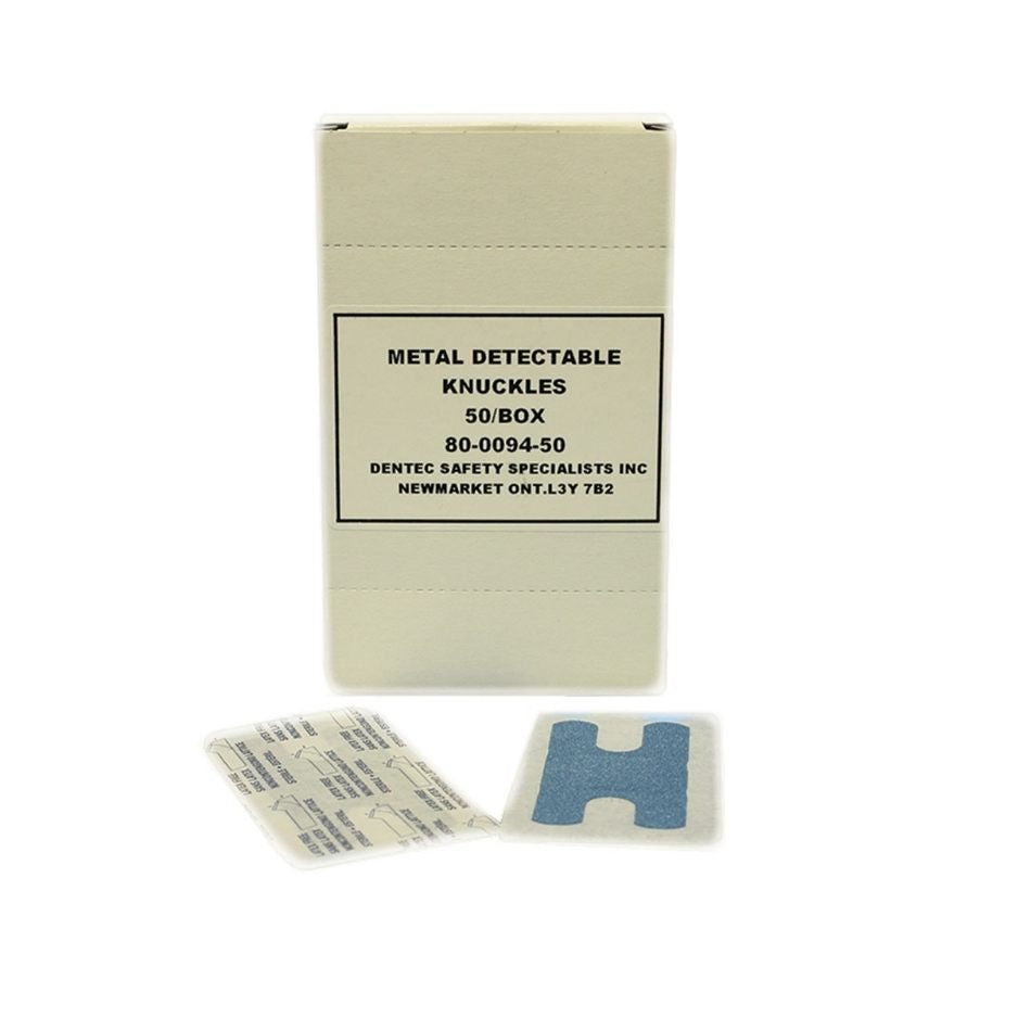 box of knuckle bandages by Dentec on a white background