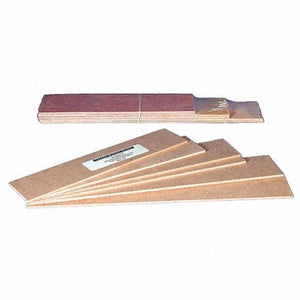 Dentec Wood Splints Assorted Pack, stacked on top of each other