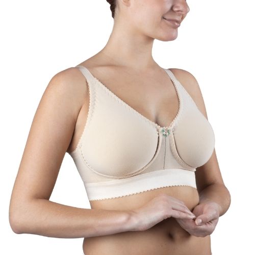 design veronique 430 no wire comfort cotton knit bra front view