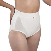 design veronique 75 zippered abdominal brief front view