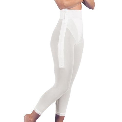design veronique 755 zippered below knee girdle front view