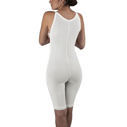 design veronique 853h zippered high back body girdle front view