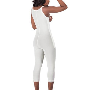 design veronique 855h zippered high back full body girdle front view
