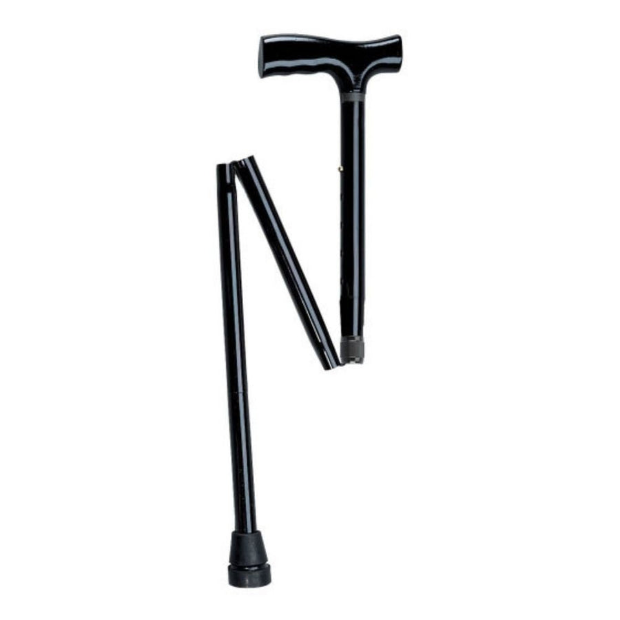 folding cane aluminum adjustable front view