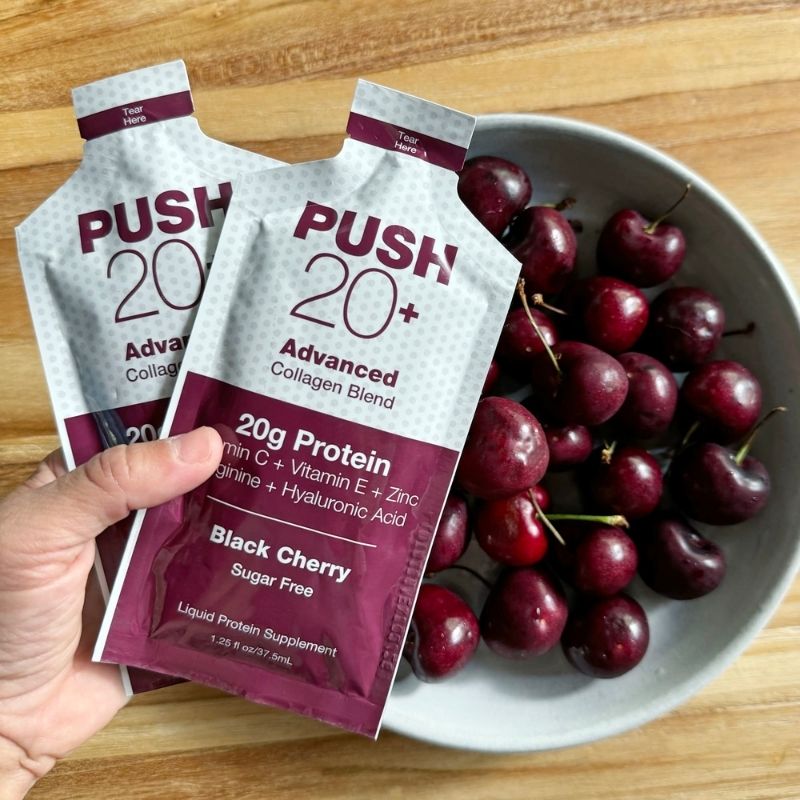 Push 20+ supplement in cherry flavour