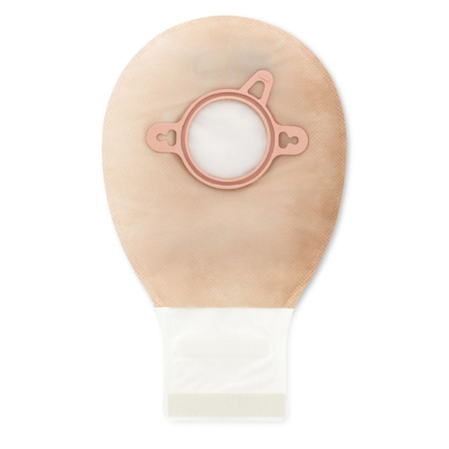 Hollister New Image Two Piece Drainable Mini Ostomy Pouch with Lock 'n Roll Closure, with Filter, Transparent or Beige (20/Box)