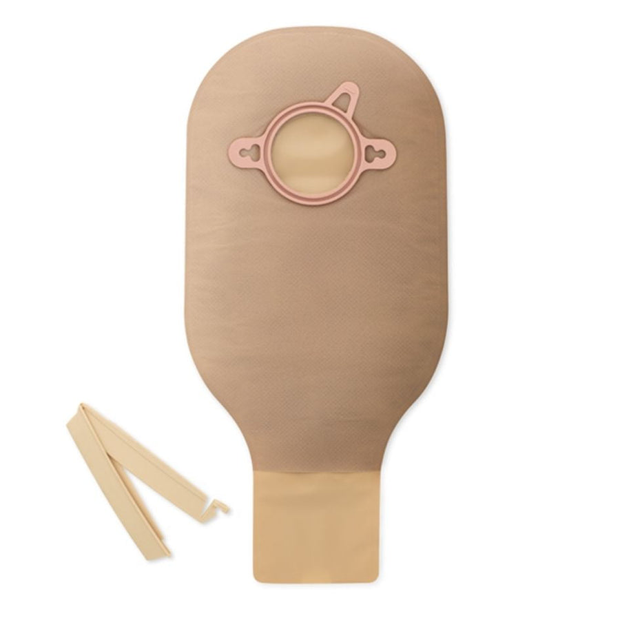 Hollister New Image Two Piece Drainable Ostomy Pouch with Clamp Closure, with or without Filter, Transparent, Beige, or Ultra-clear (10/Box)