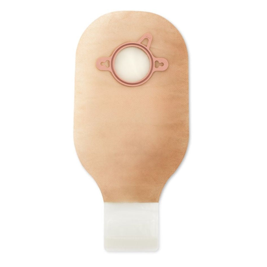 Hollister New Image Two Piece Drainable Ostomy Pouch with Lock 'n Roll Closure, with or without Filter, Transparent, Beige, or Ultra-clear (10/Box)