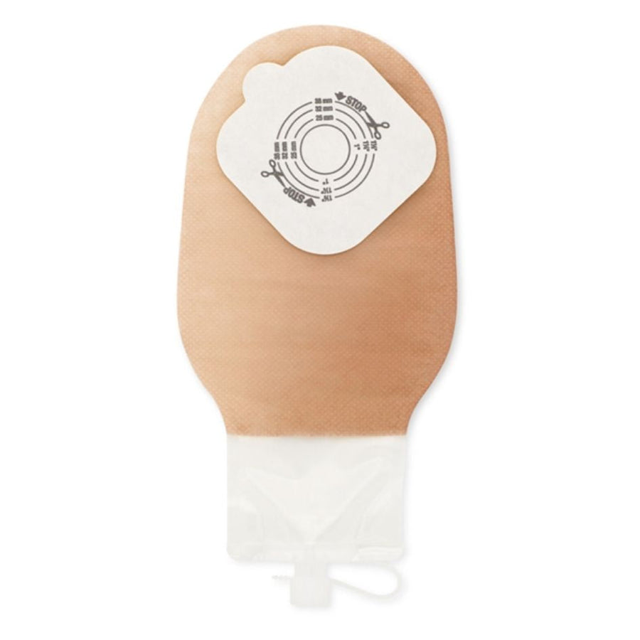 Hollister Pouchkins Pediatric Urostomy Pouch, no Filter, Transparent, Flat SoftFlex Barrier, Cut to Fit (10/Box)