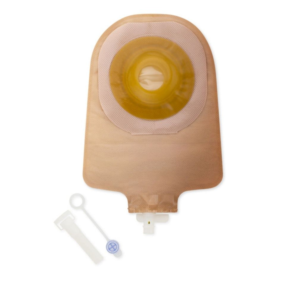 Hollister Premier One Piece Urostomy Pouch, no Filter, with Tape Border, Transparent, Beige, or Ultra-clear, Flat Flextend Barrier, Cut to Fit (10/Box)