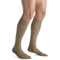 jobst-115-formen-knee-high-compression-sock-closed-toe-tan-khaki-1-side