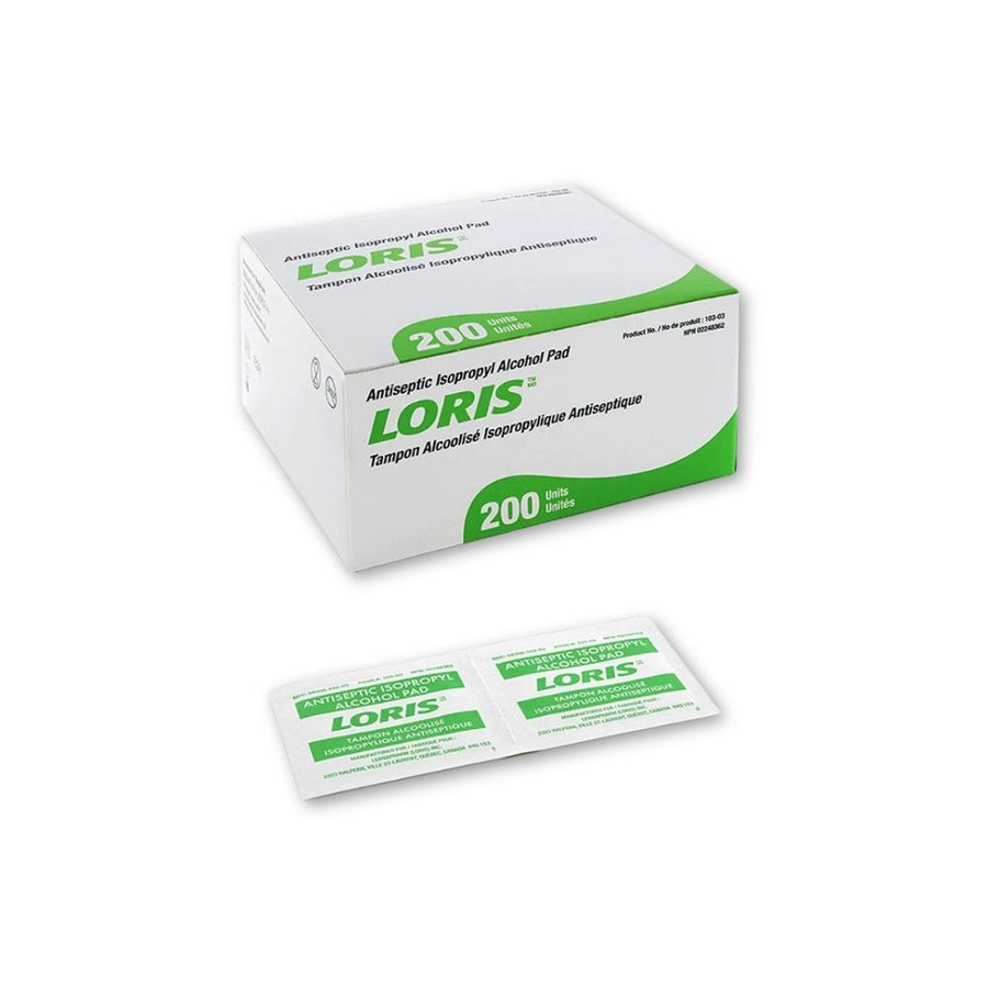 loris antiseptic isopropyl alcohol pad