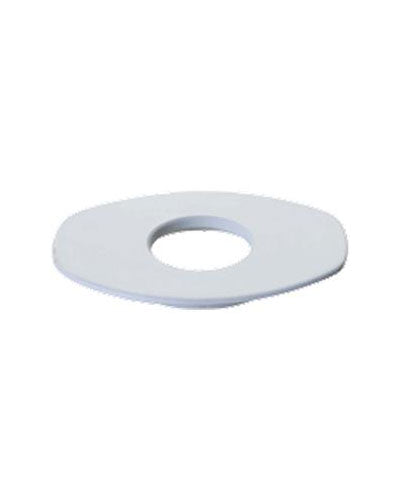 Marlen Oval All Flexible Mounting Ring Flat 3-3/4" x 2-3/4" (9.5 cm x 7.0 cm), precut options from 5/8" up to 1 9/16", Green Natural Rubber (1 Each)