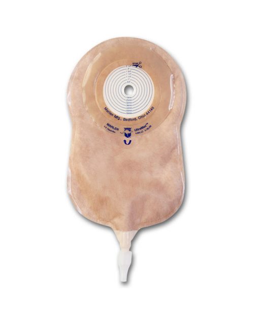 Marlen SuperFlat One Piece Urostomy Pouch, Transparent or Opaque, Aquatack Barrier, Cut to fit (5/Box)