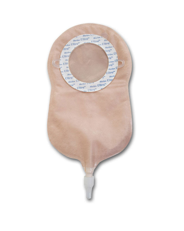 Marlen UltraMax Gemini Two Piece Urostomy Pouch, Transparent or Opaque (10/Box)