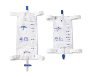 Medline Leg Bag with Twist Drain and Leg Straps (1 Each)