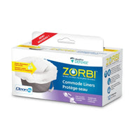 medpro zorbi commode liners front view