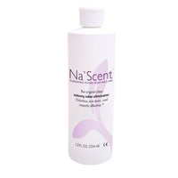 12 oz bottle of na'scent ostomy pouch deodorant
