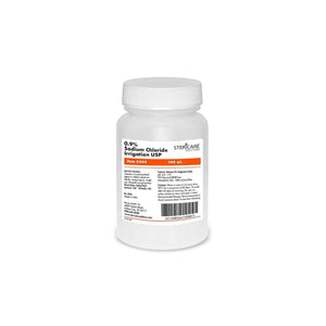 normal saline usp screw top container
