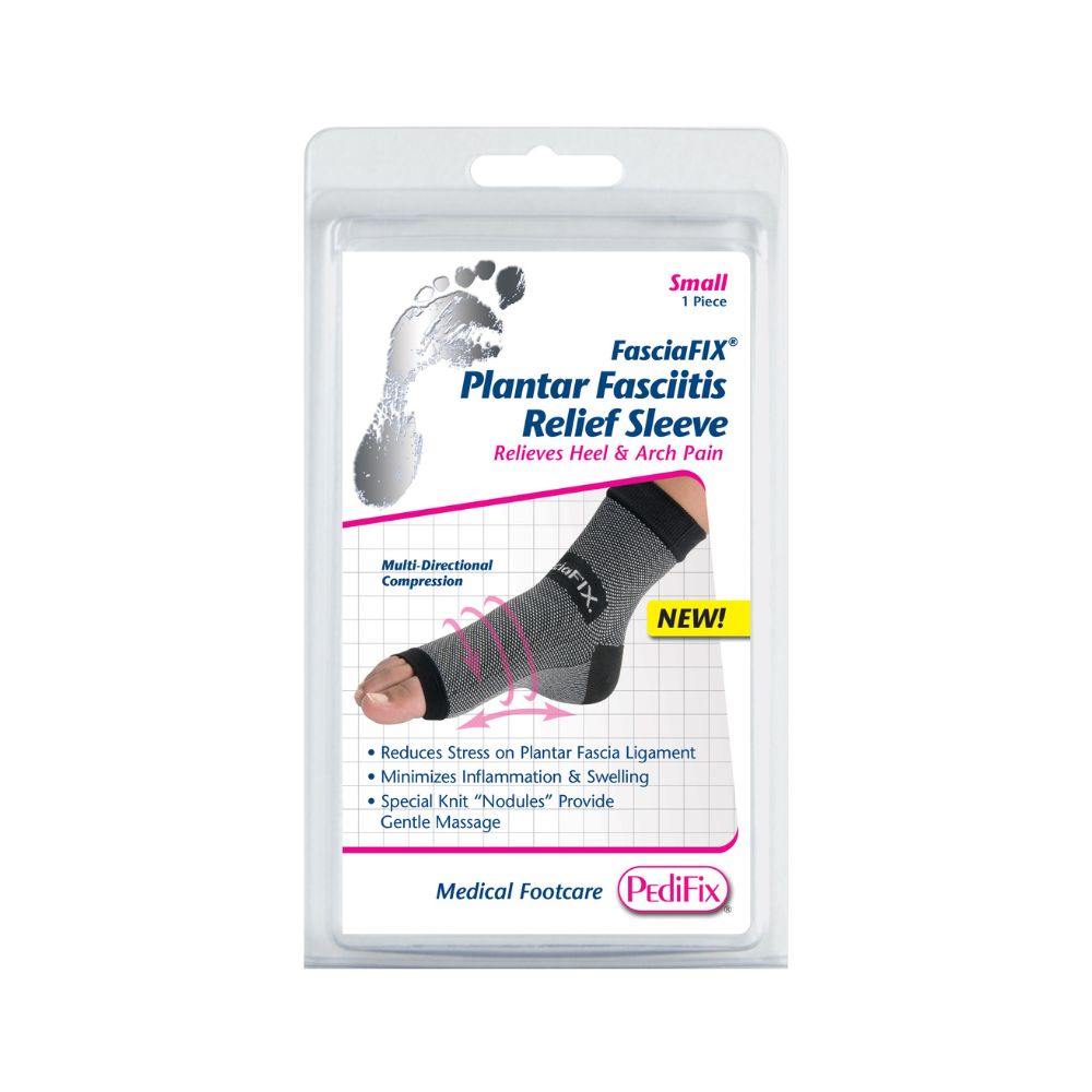 pedifix fasciafix planter fasciitis relief sleeve 2 package front view