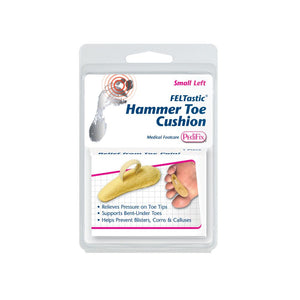pedifix feltastic hammer toe cushion 2 package front view