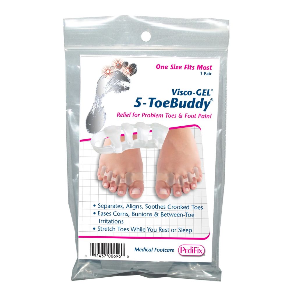 Photo package of the Pedifix 5-ToeBuddy Visco-GEL