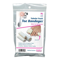 Photo package of the Pedifix Toe Foam Tubular Bandages