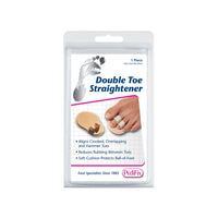 pedifix podiatrists choice double toe straightener 2 package front view