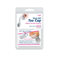 pedifix visco gel toe cap 2 package front view