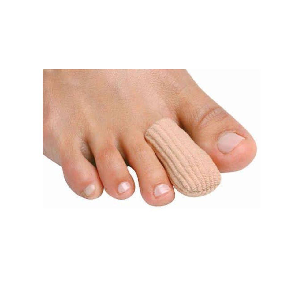 pedifix visco gel toe protector 1 lifestyle front view