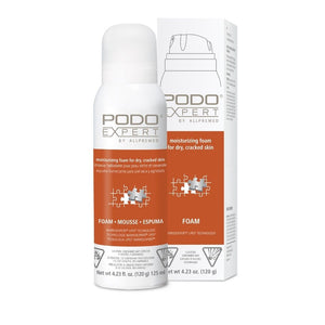 podoexpert dry to cracked skin foam 1 front view