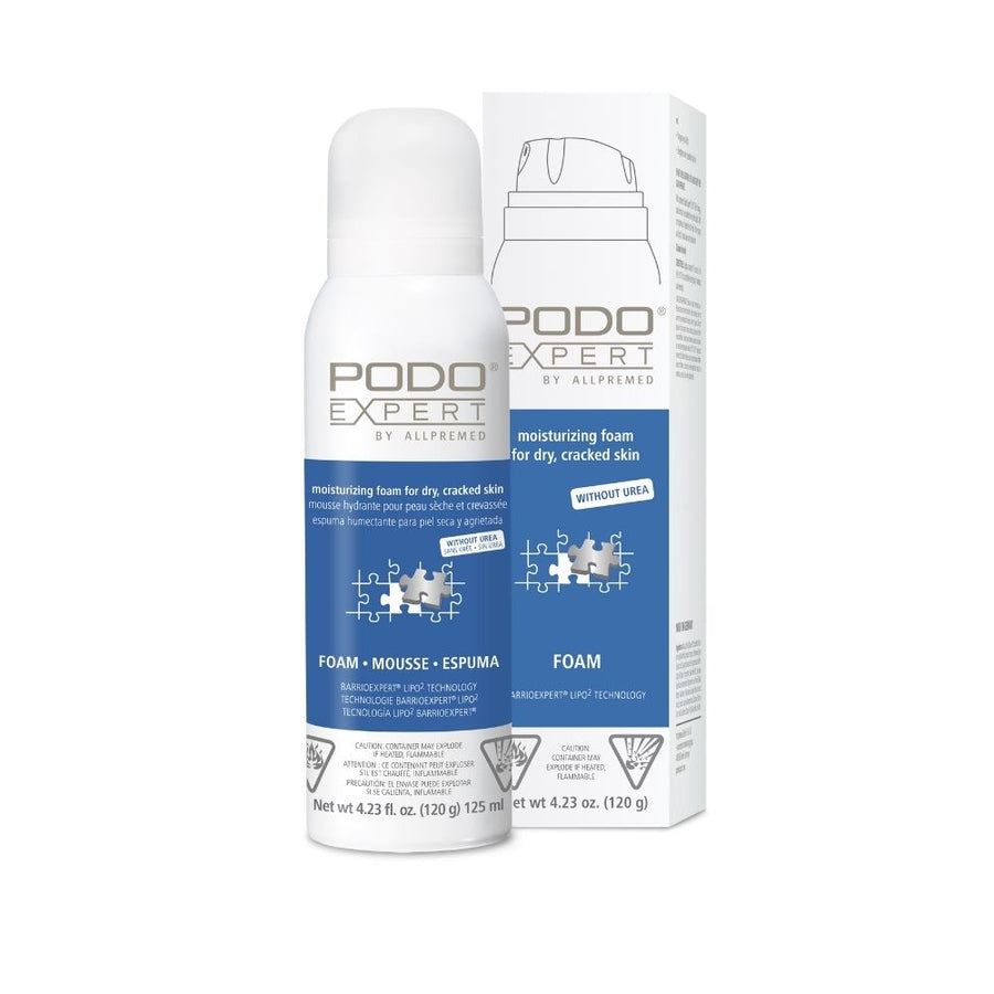 podoexpert dry to cracked skin foam without urea 1 front view