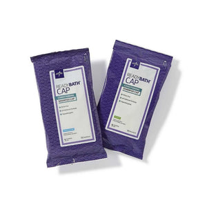 readybath rinse free shampoo and conditioning cap front view