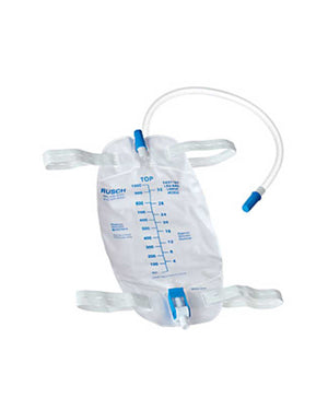 Rusch Leg Bag Kit with Straps and Extension Tubing (1 Each)