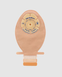 Salts Confidence Comfort One Piece Flat Pediatric Drainable Pouch, Beige, No Filter, Cut to Fit (30/Box)