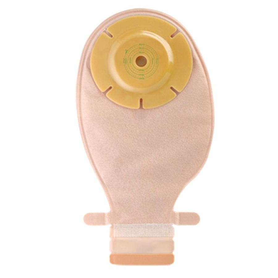 Salts Confidence Natural Soft Convex One Piece Drainable Pouch with Filter, Beige, Pouch Size Options, with Cut to Fit or Presized options (10/Box)