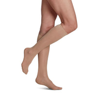 sigvaris-120-sheer-fashion-knee-high-compression-sock-women-closed-toe-honey-1-side