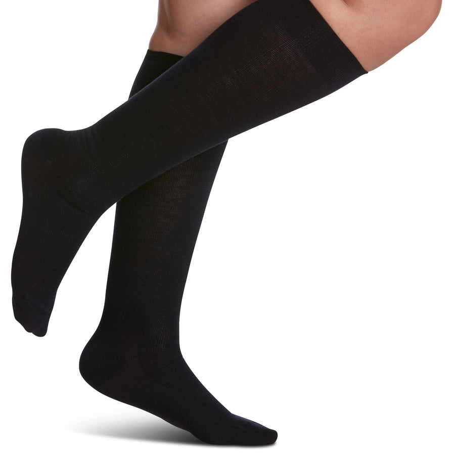 Sigvaris 152 All Seasons Merino Wool Knee High Compression Socks 15-20 mmHg for Women